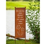 Ein Garten ohne Blumen ist wie ein Leben ohne Liebe